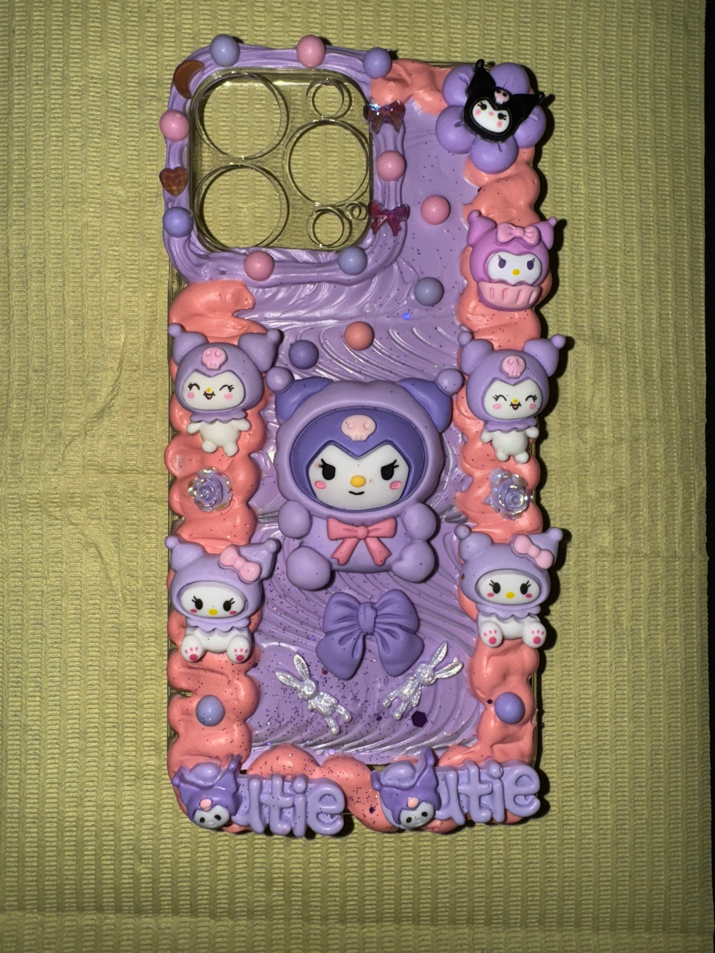 Kuromi Decoden Phone Case (IPhone 16 Pro)
