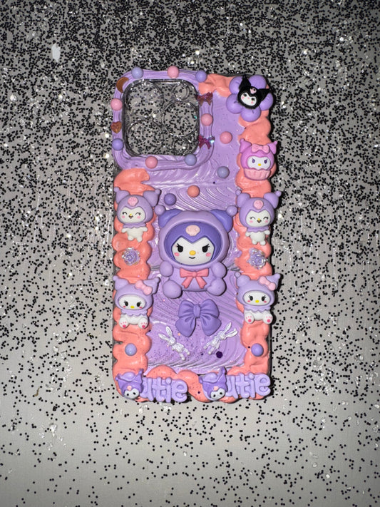 Kuromi Decoden Phone Case (IPhone 16 Pro)