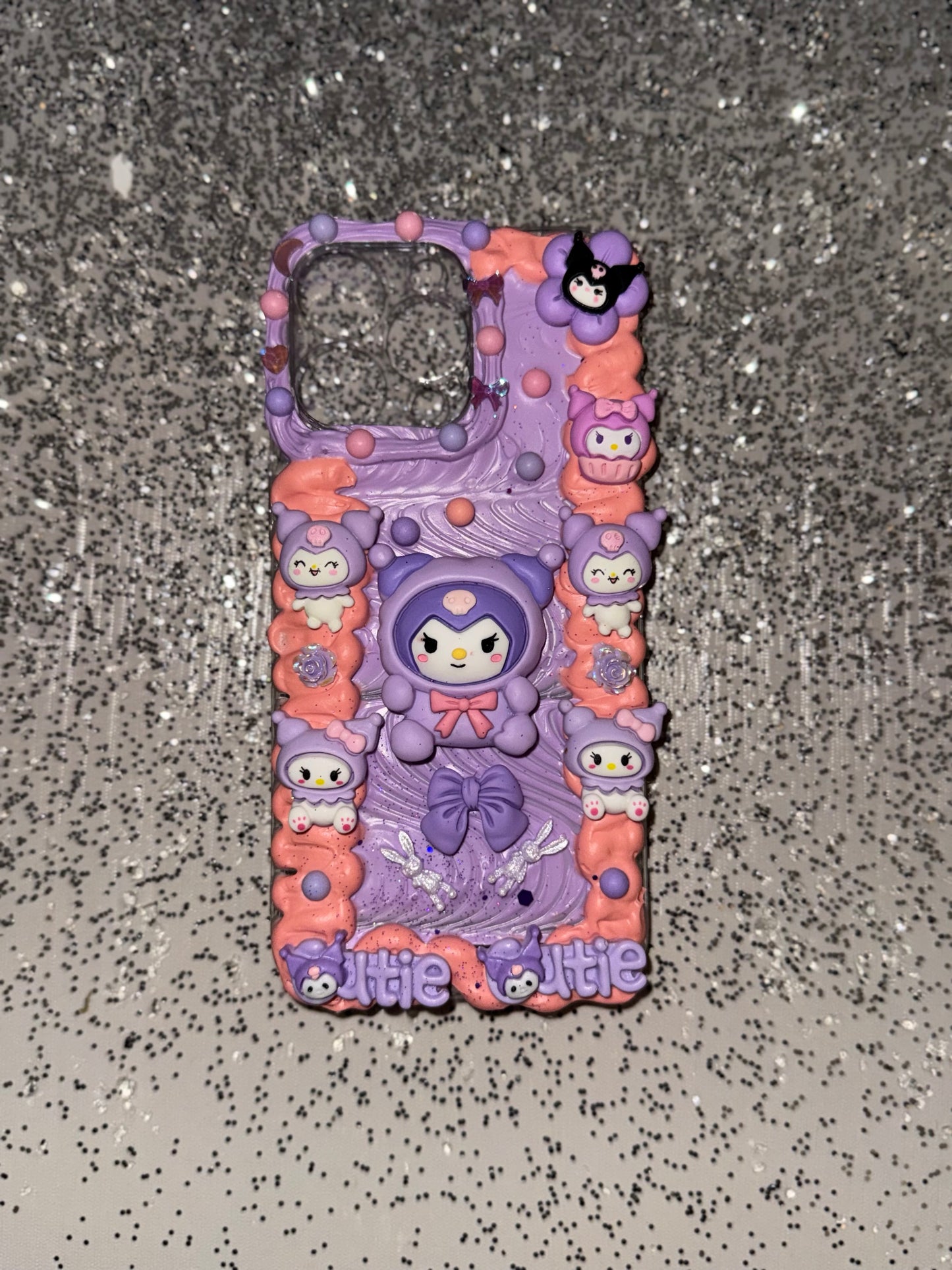 Kuromi Decoden Phone Case (IPhone 16 Pro)