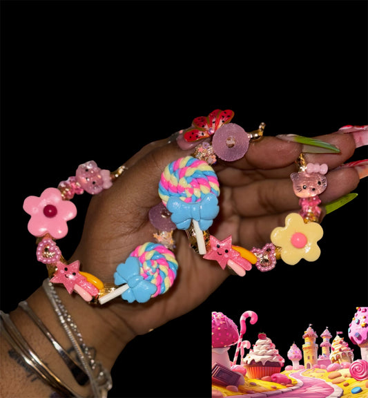 Lollipop Glory Hoop Earrings (Med)