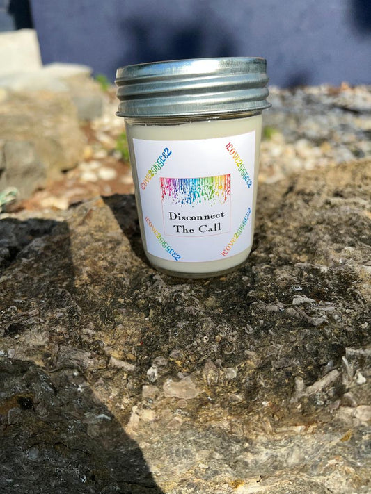 "Disconnect the Call" Soy Candle (8 ounces)